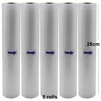 

Vacuum Bag Sealing Machine Packages Bags For Vacuum Packaging Machine Grain Bag For 5 Rolls/lot 28cm*500cm
