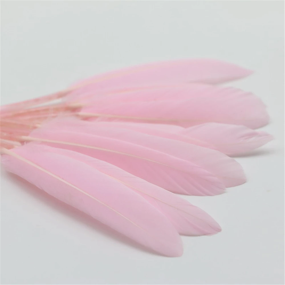 Розовые гусиные утиные перья домашнее украшение знаменитостей 3 5 дюймов (7 13 см)