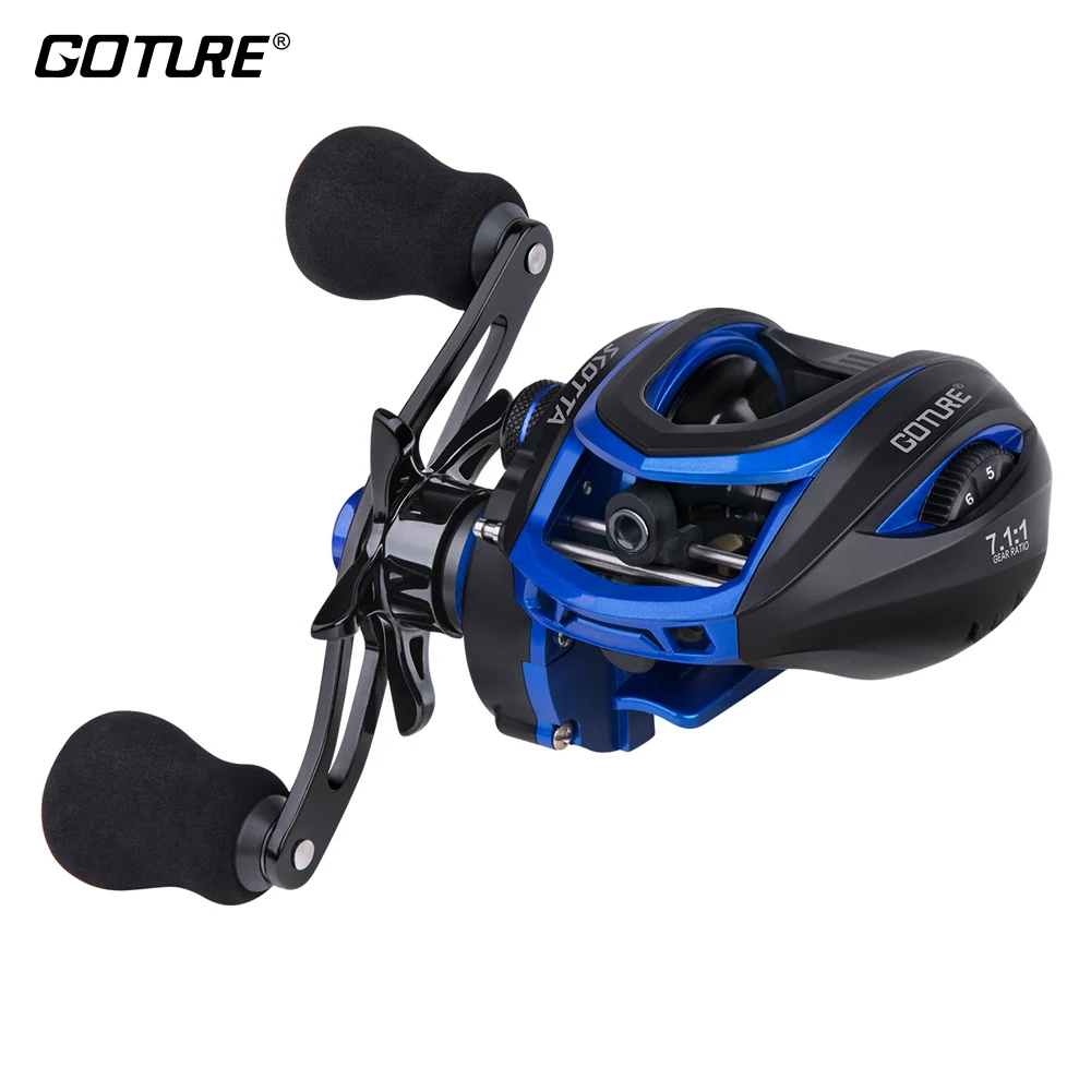Goture SCOTTA Baitcasting الصيد بكرة 8 كجم ماكس السحب 7.1: 1 عالية السرعة 7 + 1BB الطعم الصب Carretilha Pesca البحر معدات الصيد Goture SCOTTA Baitcasting الصيد بكرة 8 كجم ماكس السحب 7.1: 1 عالية السرعة 7 + 1BB الطعم الصب Carretilha Pesca البحر معدات الصيد
