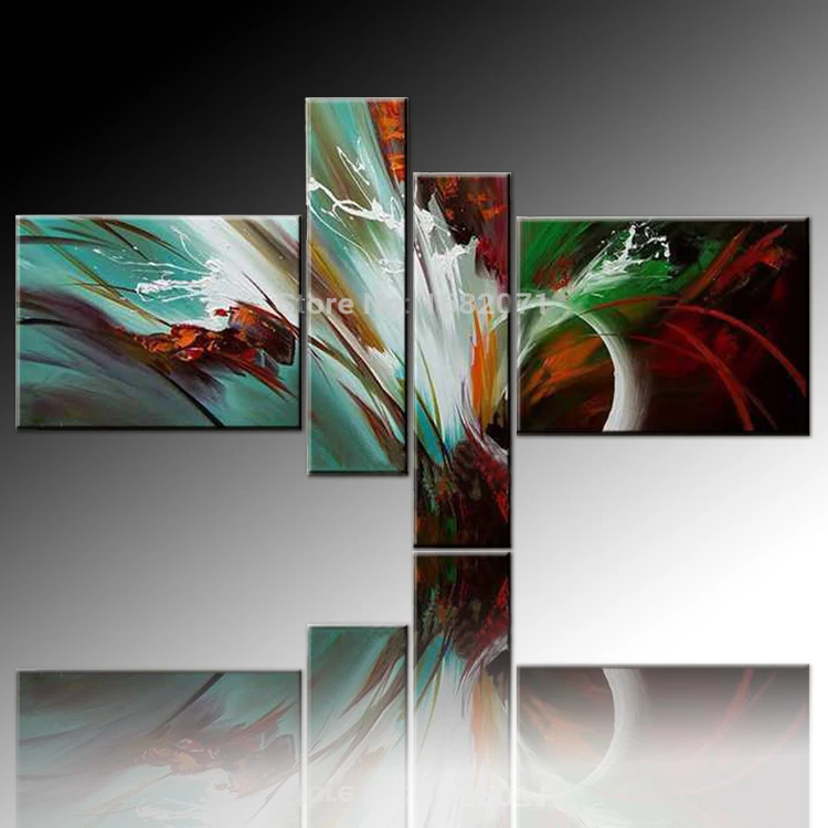 

High Skills Artist Handmade Beautiful Colors Abstract Oil Painting on Canvas Modern Colorful Wall Art Pictures for Living Room