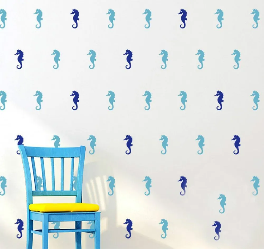 Seahorse Wall Decal DIY 70 Seahorse Wall Sticker Vinyl Wall Art Nursery