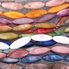 Fahion Jewelry 10X30MM Multi-color Mother Of Pearl Shell Loose Beads String 15