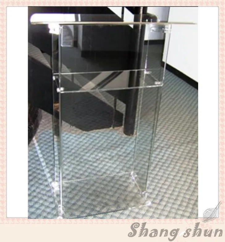 Clear Lucite Tafelblad Lessenaar Acryl Plexiglas Podium Preekstoel