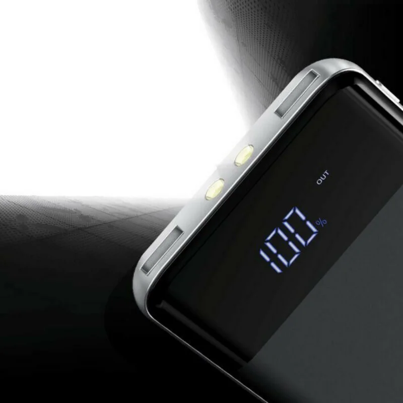 Qi беспроводной 20000mAh внешний аккумулятор 2USB светодиодный CLD Портативный быстрое зарядное устройство Внешний аккумулятор для iPhone Android