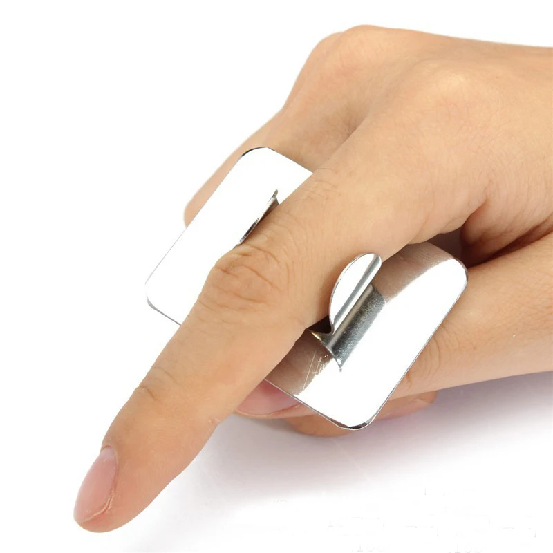 Палец пластины жидкость для дизайна ногтей основа под макияж Палетка набор из нержавеющей стали краски палитра мини набор инструментов косметические пигменты