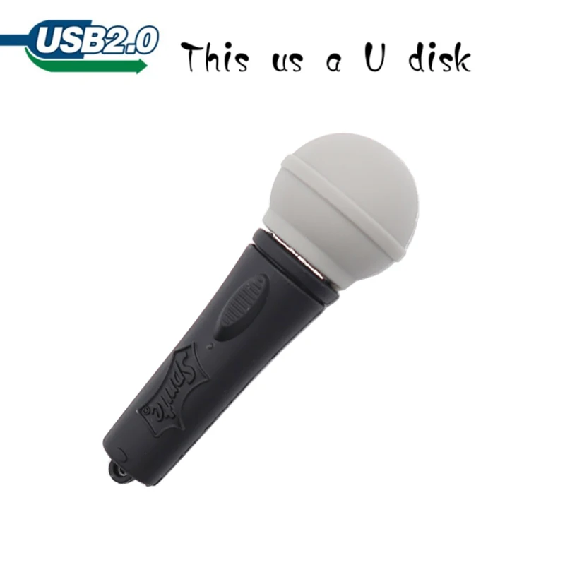 

USB stick u disk microphone usb flash drive 4GB 8GB 16GB 32GB 64GB pen drive cartoon cute memory stick creative gift pendrive