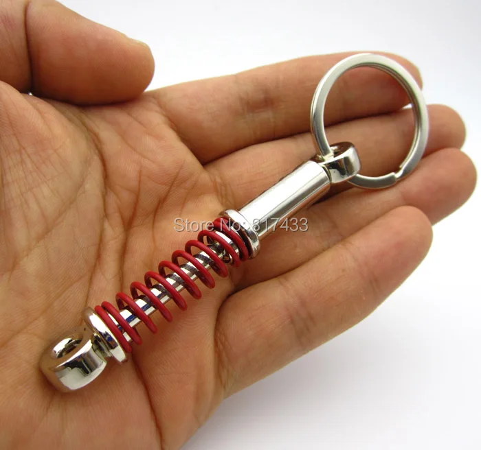 10 шт. JDM автозапчасти цинковый сплав амортизатор пружинный брелок|car keyring|car keyrings
