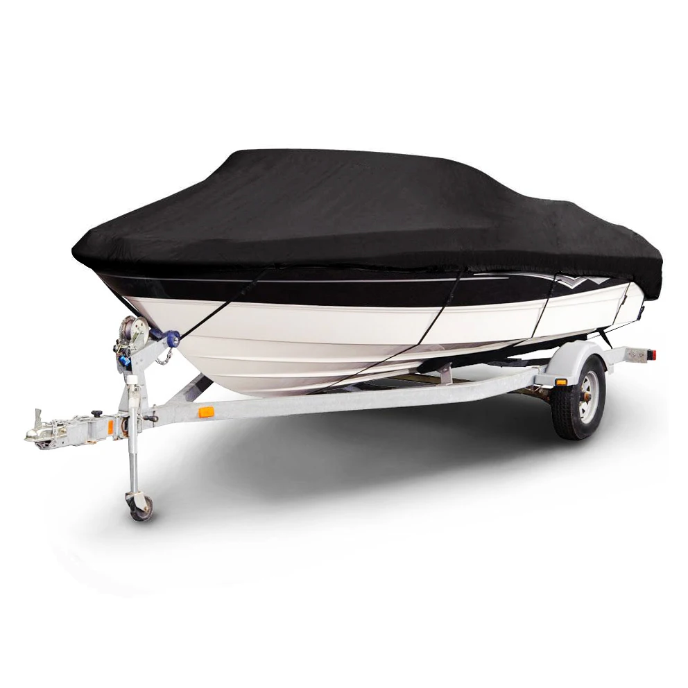 210D PU Coated Heavy Duty Trailerable Boat Cover,14 16'X90",Classic Accessories,High Quality