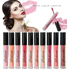 Красота губ Макияж Матовая жидкая Губная помада HOT Sexy Lip Краски матовая Губная помада Водонепроницаемый длительный Блеск для губ Косметика