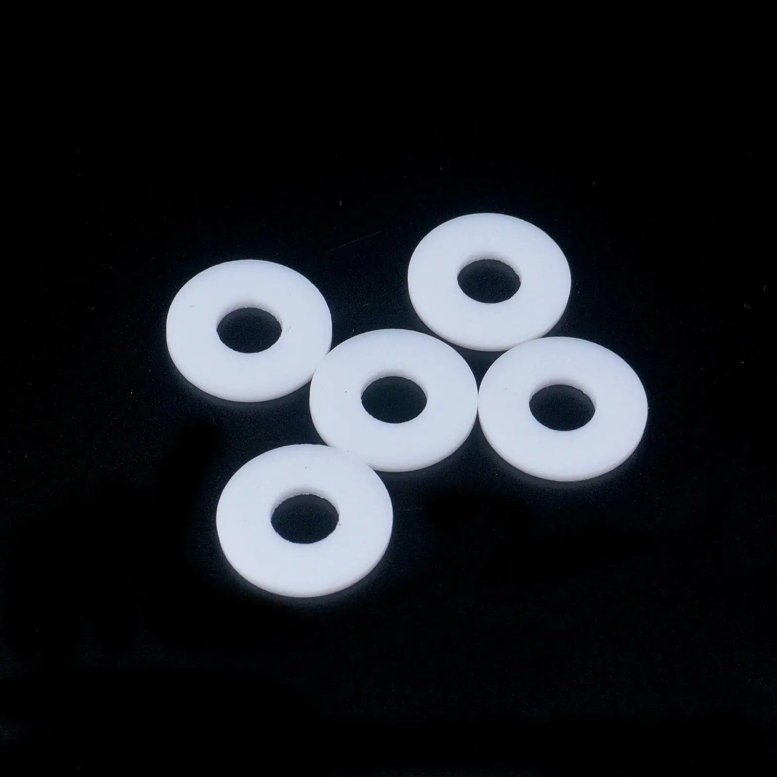 

20 PCS 25x10x2mm PTFE Teflon Flat Washer Gasket Sealing Spacer Food Grade
