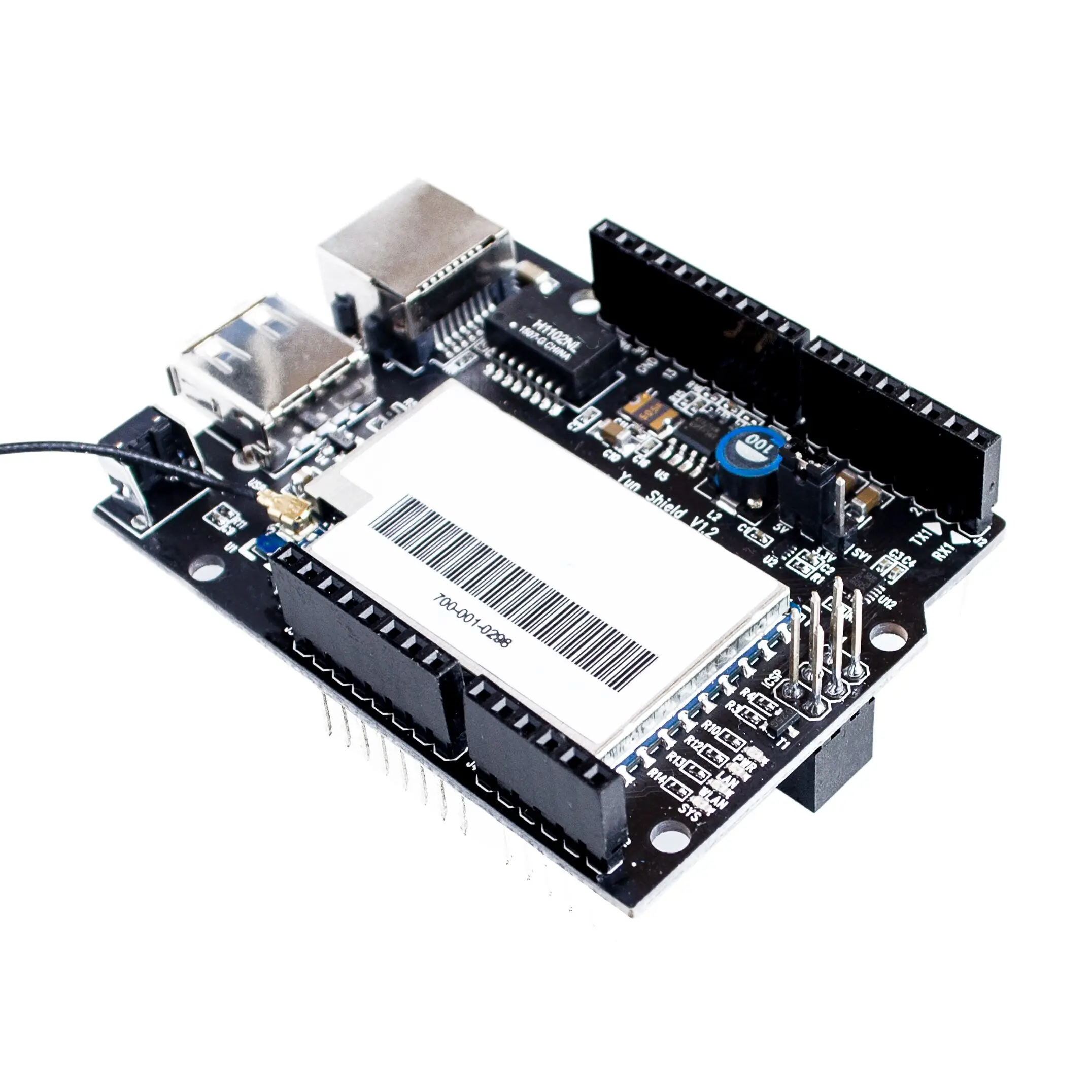 

Linux, WiFi, Ethernet, USB, All-in-one Yun Shield Compatible Leonardo, UNO, Mega2560, Duemilanove Development Board