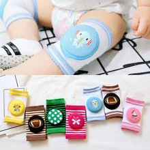 Многофункциональная сетка Детские наколенники для детей мультфильм хлопок дышащий ребенок малыш анти-осень ползать защитное снаряжение