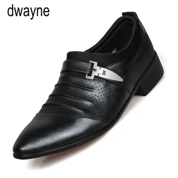 

Men Dress Shoes Plus Size 38-48 Men Business Flat Shoes 3 Colors Breathable Low Top Men Formal Office Shoes tyu78
