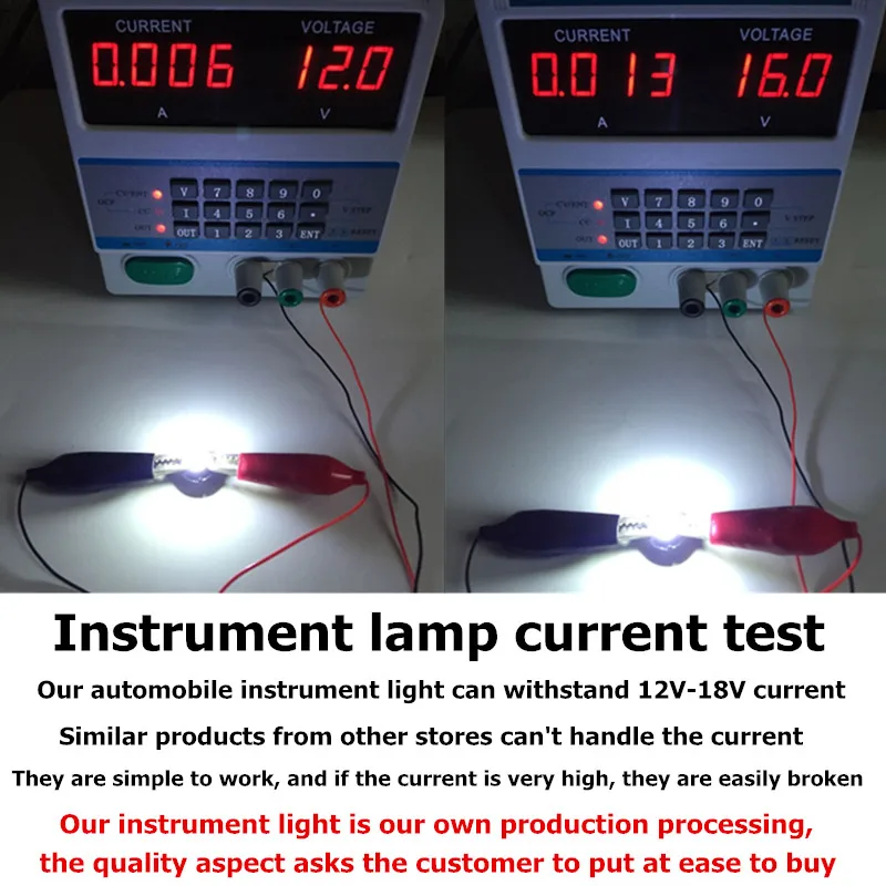 10 шт. T5 B8.5D B8.5 SMD LED Автомобильный свет автомобили светоизлучающий диод приборной панели лампочки авто Интерьер небольшой светильник