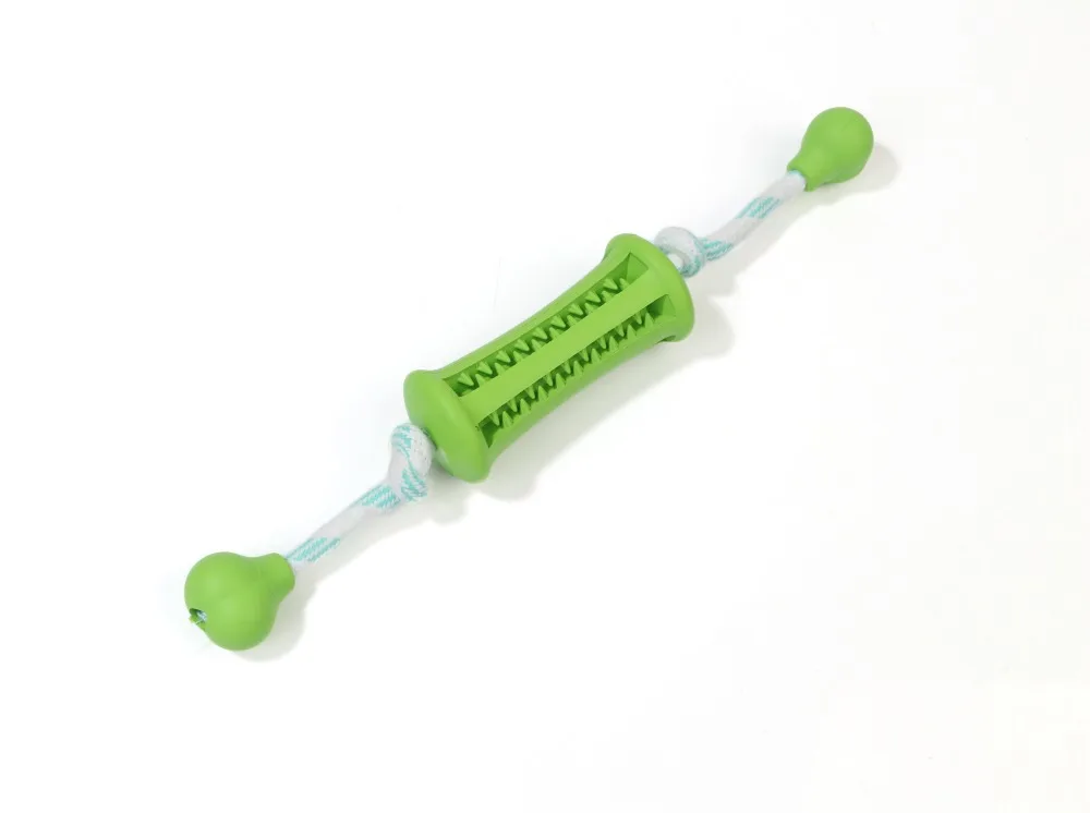 Dog Interactive Toy Leaky Feeding Rope Piercing Stick Rubber Resistant To Bite Molar Pet Dog Chew Toys Tooth Cleaning Training (24)