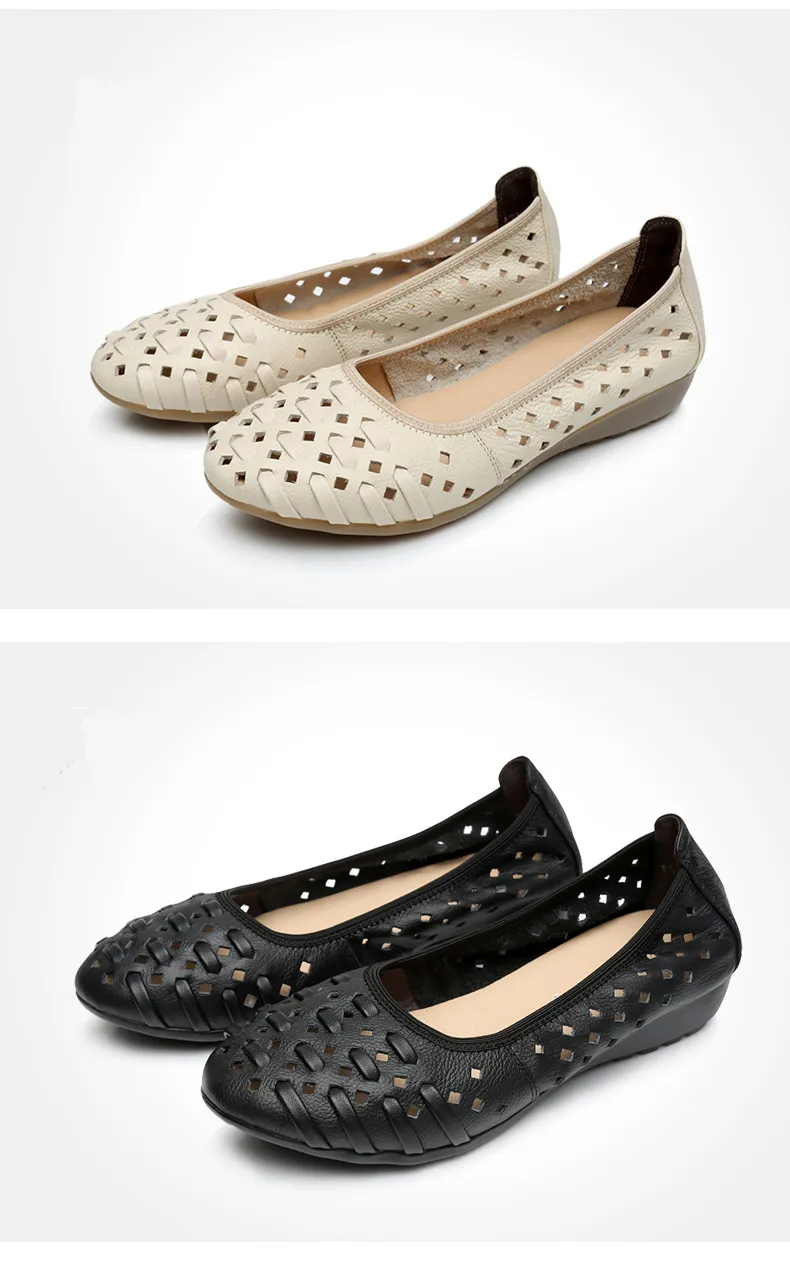 MUYANG MIE/Женская обувь из натуральной кожи на плоской подошве; женские мягкие сандалии; женская летняя обувь; Модные женские сандалии; большие размеры 34-43