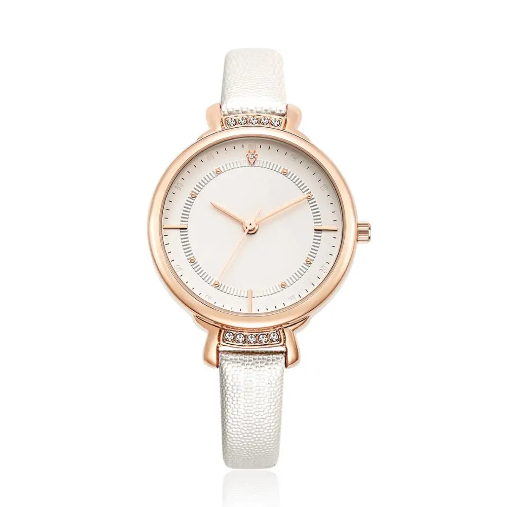

Fashion brand women brand watches quartz casual leather strap wristwatches lady cocks