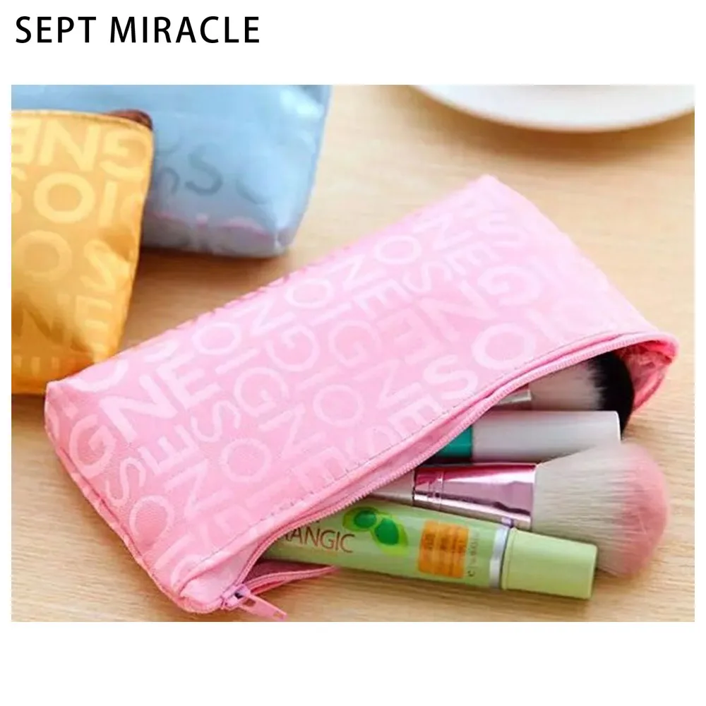 Cosmetic Bag Women Portable Fashion Beauty Zipper Travel Make Up Bag