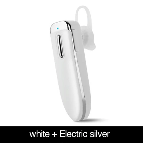 Беспроводная bluetooth-гарнитура, деловые наушники, наушники с микрофоном, универсальные для мобильного телефона Xiaomi samsung - Цвет: Белый