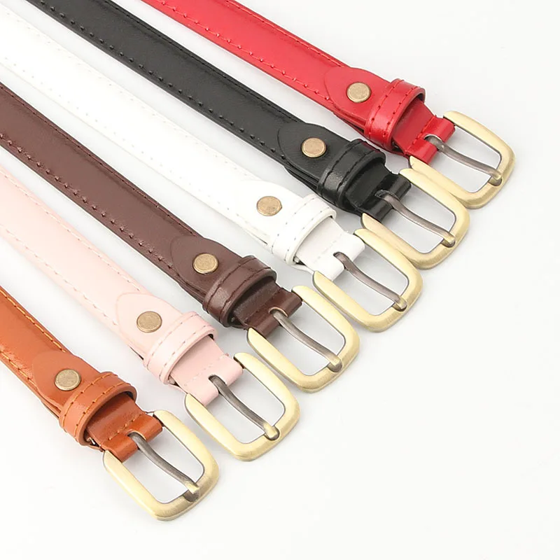 

Shuyanly Metal Buckle Thin Section Women's Casual Belt Belt Belt Female Belt Suitable for Clothing