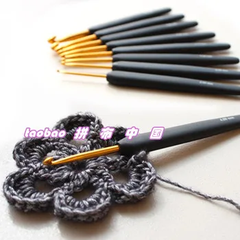 

TULIP ETIMO Cushion Grip Aluminium Gold Crochet Hooks needles Knitting Yarn 2MM, 2.2, 2.5, 3.0 3.5, 4.0 4.5 5.0, 5.5 6.0 6.5