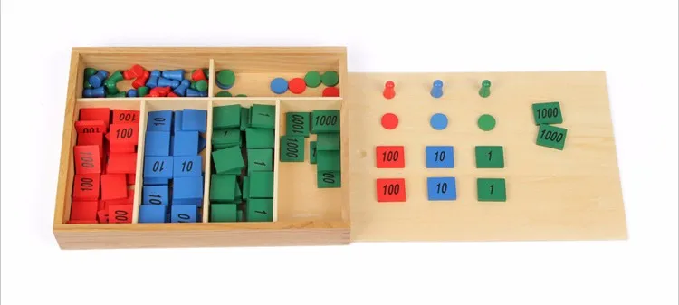 Baby toy montessori stamp game math for early childhood education