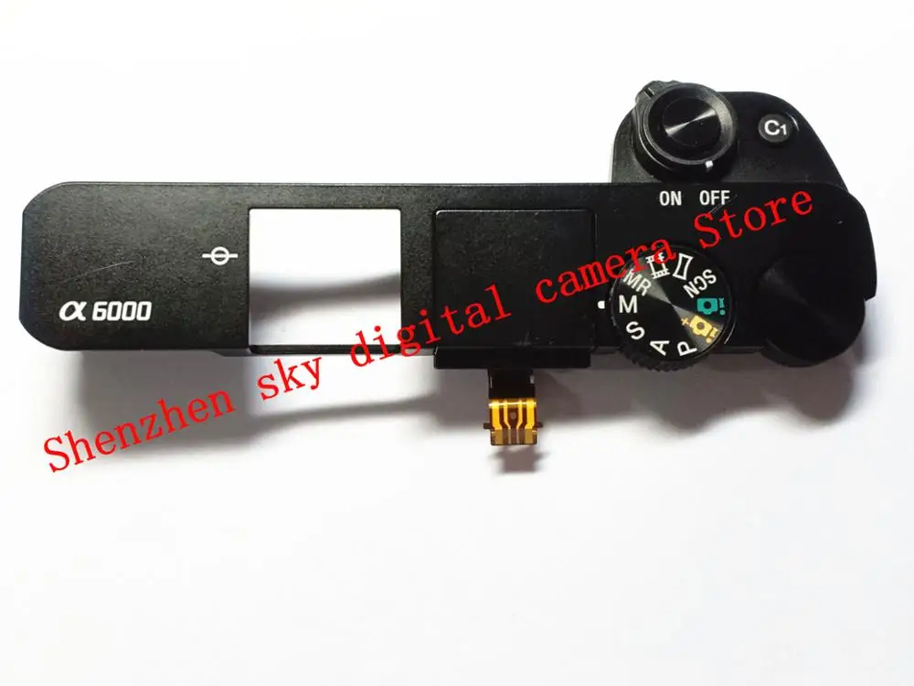 

NEW Original A6000 Top Cover Power Swich Shutter Button flash For SONY ILCE-6000 ILCE6000 Camera Replacement Unit Repair Parts