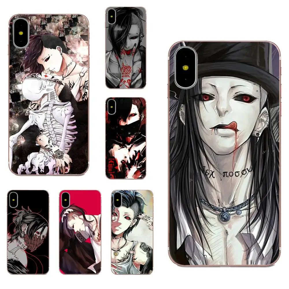 TPU Дизайн телефона Tokyo Ghoul Uta для Samsung Galaxy Note 5 8 9 S3 S4 S5 S6 S7 S8 S9 S10 mini Edge Plus Lite | Мобильные