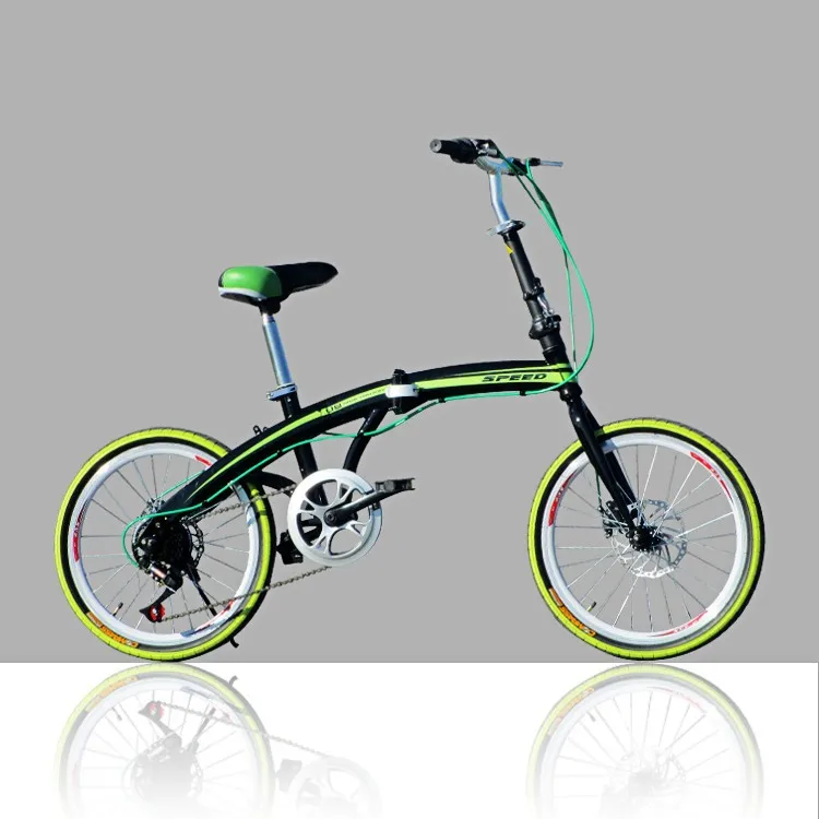 

2019 new 20 inch 10 seconds fast folding bicycle variable shift disc brake shock absorber bicycle