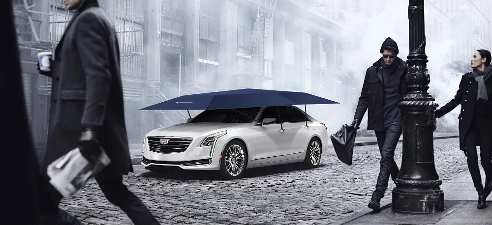 Новое поступление портативная защита автомобиля 4,6 метров автоматическая 2in 1 Mynew Специальные палатки ручной автомобильный зонт от солнца автомобильные аксессуары