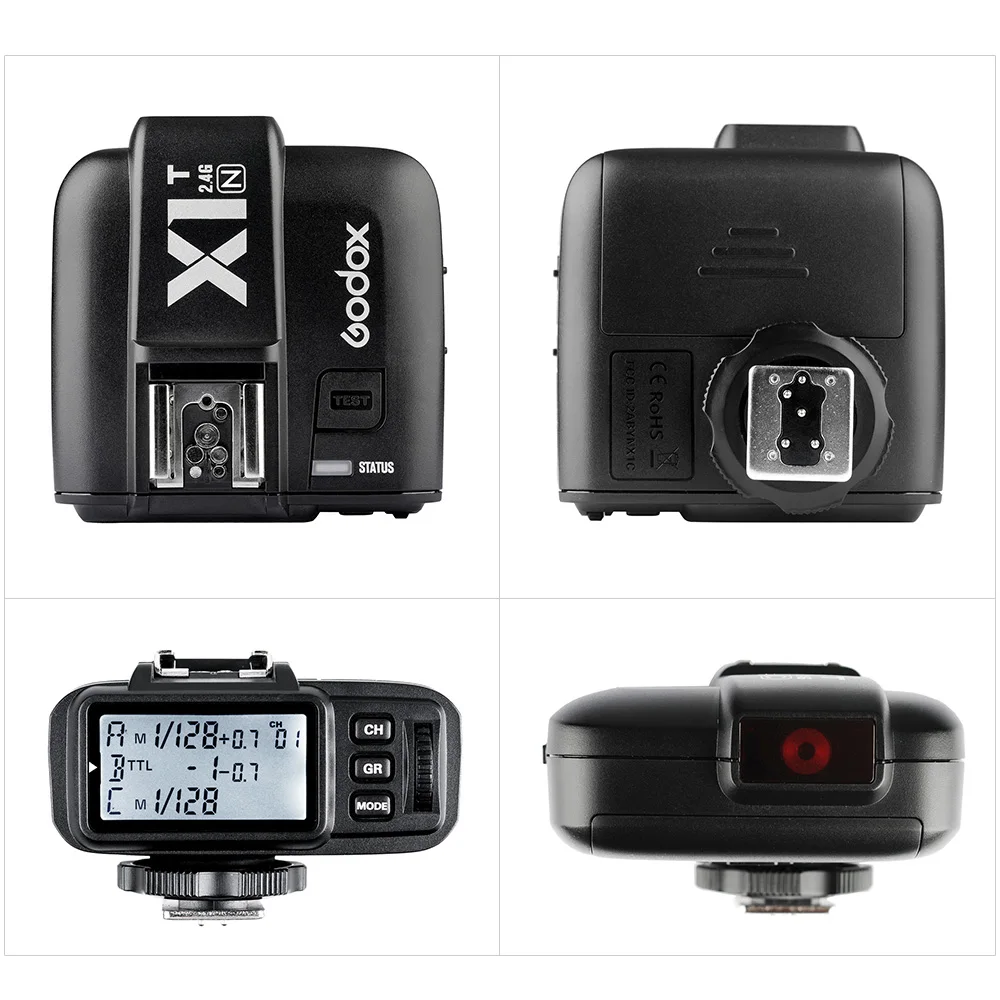 2x Godox TT600 TT600S 2,4G Беспроводной Камера Вспышка Speedlite+ X1T-N передатчик для Nikon D3200 D3300 D5300 D70 D800 D3X D3 D2X