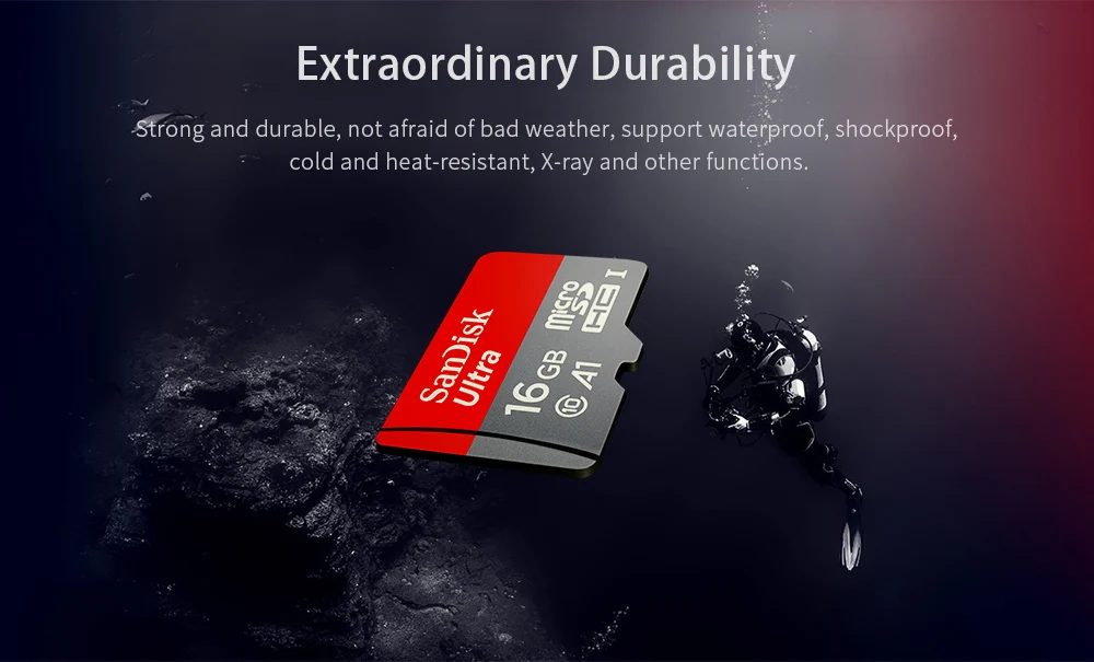 100% SanDisk MicroSD карты Class10 TF карты SDXC 16 GB 32 ГБ, 64 ГБ и 128 ГБ 200 gb 256 gb 100 МБ/с. карты памяти