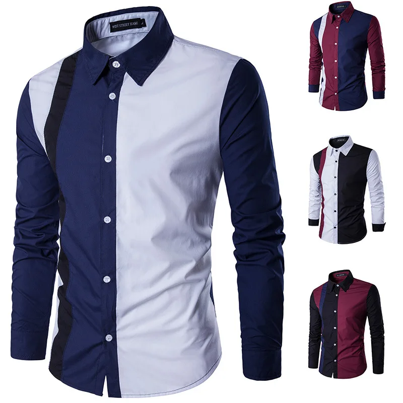 Zogaa 2019 Hot New Spring Autumn Men Long Sleeve Shirt Cotton Samrt Business Office Men's Full Sleeve Fitness Men's Dress Shirts