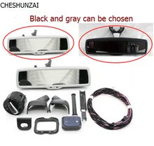 Espejo retrovisor del coche linterna Auto interruptor + Wiper Sensor de Lluvia + Anti-reflejo del Espejo Retrovisor Para VW Golf MK6 Tiguan Jetta 5
