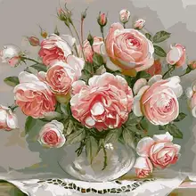 Без рамки Акрил Живопись по номерам абстрактное Рисование по номерам уникальный подарок Раскраска по номерам идеальный цветение 40x50 см