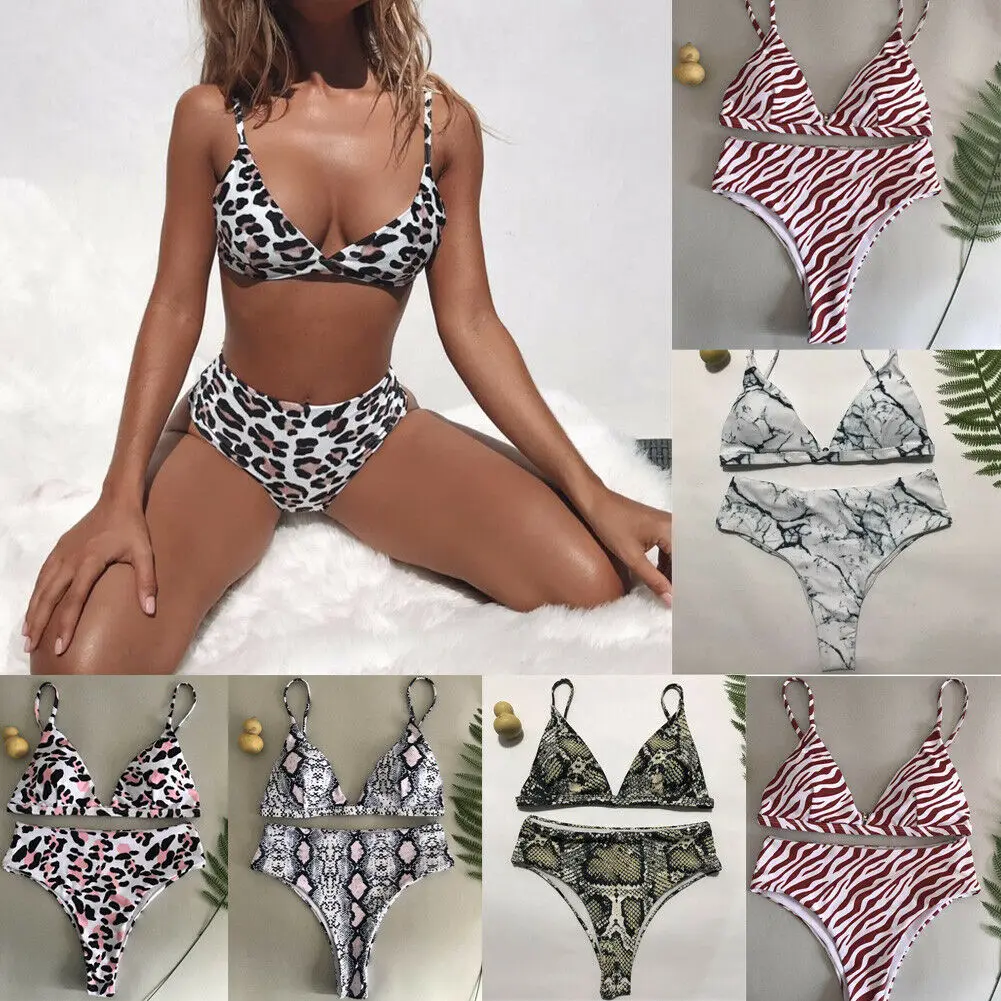 

Wome Sexy Push Up Bikini Set Padded Close Swimsuit Puff Swimwear Ladies Hight Waist Bra Beachwear Padded Sexy