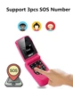 Mini J9 Flip cell Phone 0.66" Smallest Mobile Phone Wireless Bluetooth Dialer FM Magic Voice  russian language 3
