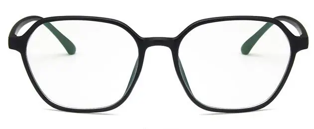 Мужская оправа для очков женские очки прозрачные VintageSquare прозрачные Квадратные прозрачные линзы очки Оптические нестандартная оправа - Цвет оправы: matt black
