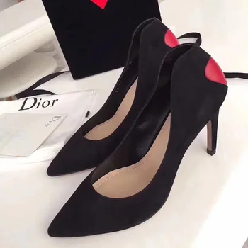 

In the spring of 2018 the new high with pointed sexy shoes with thin shallow mouth size code 30 single shoes 1831-47