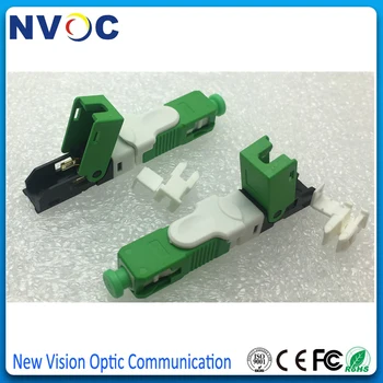

250Pcs/Lot,Hot Sell Special Mechanical Fiber Pre-embeded Single Mode FTTH SC/APC SM Fiber Optic Field Assembly Fast Connector