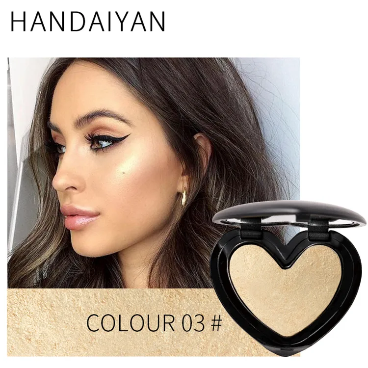 HANDAIYAN Highlighter Facial Bronzers Palette Makeup Facial Concealer Foundation Illuminator Highlight Cosmetics - Цвет: 3