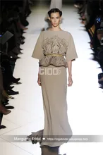 2017 Elie Saab Design Abendkleid Luxus Perlen Chiffon Bodenlangen Kleider Cocktail Party Robe De Soiree MY1205-04