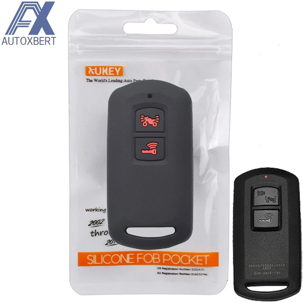 

Silicone Motor Remote Key Fob Case For HONDA VARIO PCX 150 SH125 Scooter Key Cover 2 Buttons