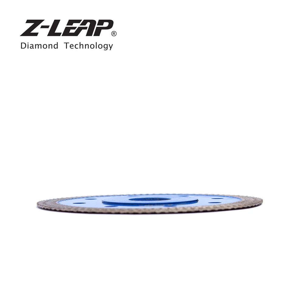 Z-LEAP 105/115/125 мм Алмазный Пильный Диск Гранит Мрамор керамика отрезной диск супер тонкий Turbo полотна циркулярной пилы стандарт огранки инструменты
