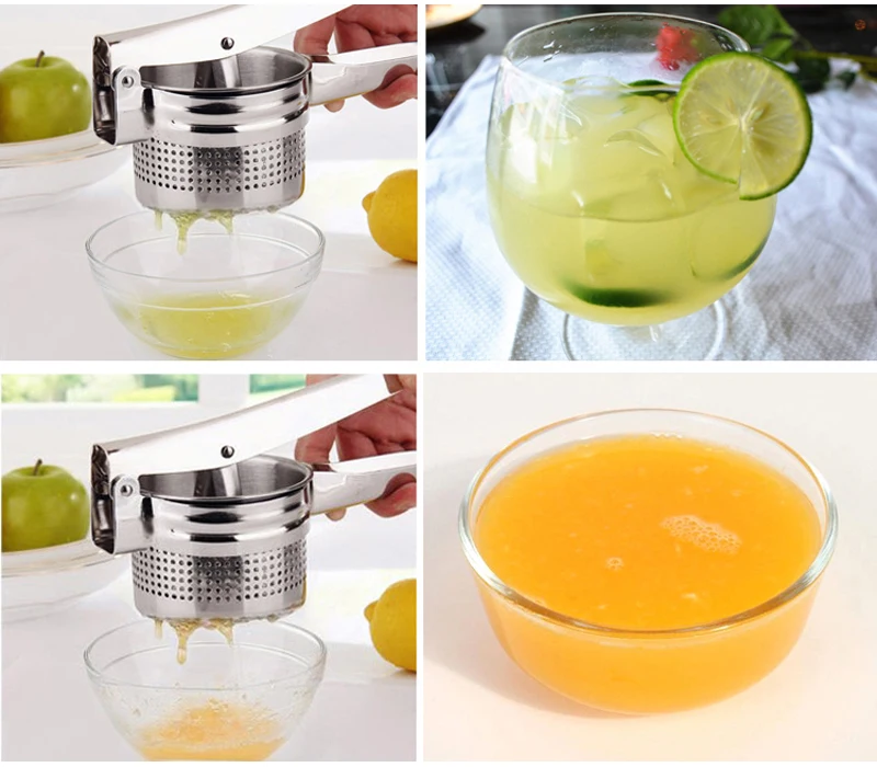 High Quality Stainless Steel Potato Masher Ricer Fruit Vegetable Presser Crusher for Baby Food Household Kitchen Gadgets Cooking Tools (4)