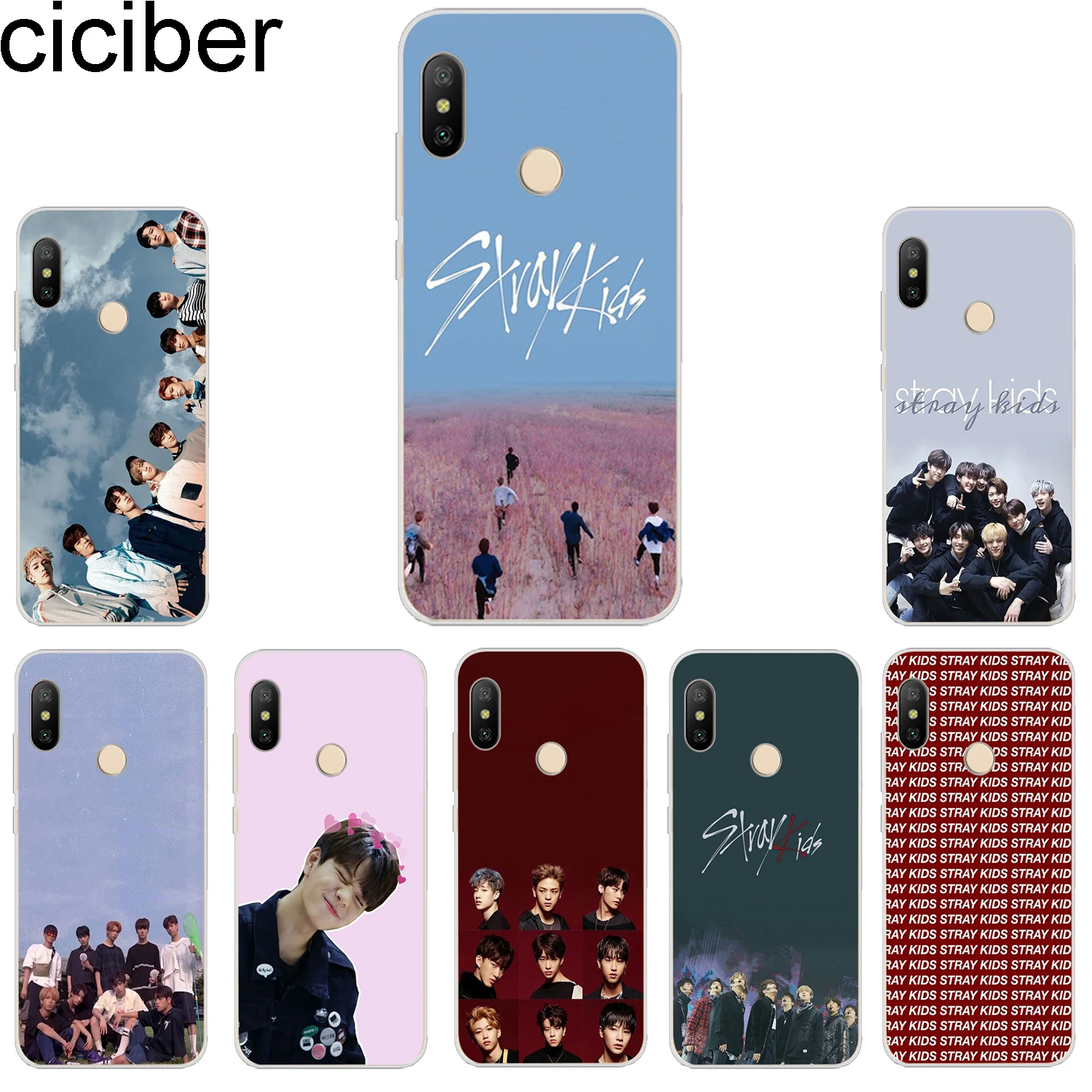 

ciciber Phone Case for Xiaomi Redmi Note 7 6 5 5A 4 4X 3 Pro Soft TPU Back Cover for Redmi S2 5Plus 6A 4A 3S Y1 Lite Stray Kids