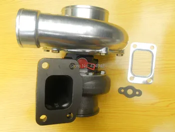 

GT3582R GT35 Compressor a/r.70 Turbine a/r.82 Dual ball bearing oil and water 400-550hp T3 3.5" v-band turbo turbocharger