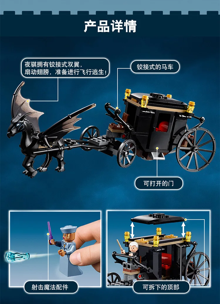 LEGO Fantastic Beast's Grindelwald's Escape 75951 (9)