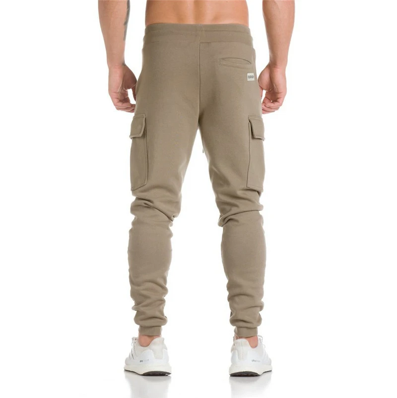 Men Sweatpants Camouflage pocket casual pants-7