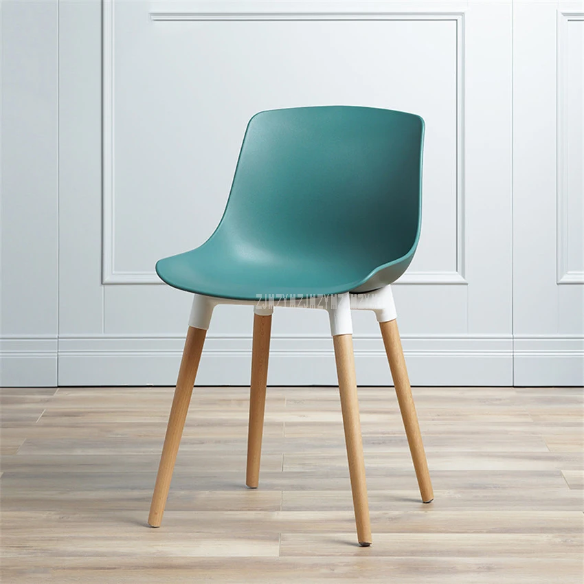 Modern Design Dining Chair With Solid Wood Wooden Beech Legs Leisure PP Plastic Chair For Reception Room/Home Living Room/Hotel Modern Design Dining Chair With Solid Wood Wooden Beech Legs Leisure PP Plastic Chair For Reception Room/Home Living Room/Hotel